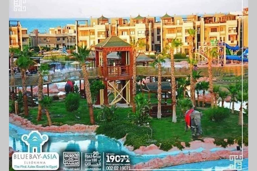 Amazing Chalet At Bluebay Asian Resort Pool View - Families Only Αΐν Σούχνα Εξωτερικό φωτογραφία