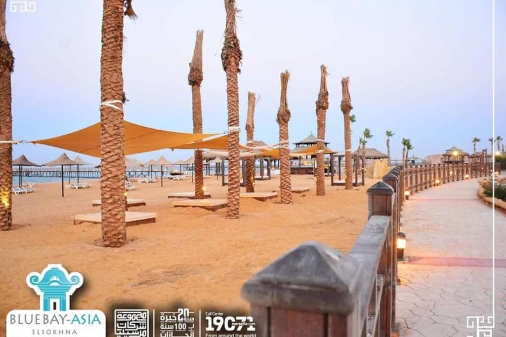 Amazing Chalet At Bluebay Asian Resort Pool View - Families Only Αΐν Σούχνα Εξωτερικό φωτογραφία