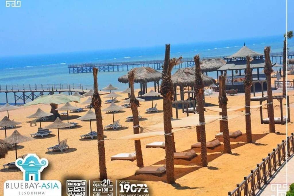Amazing Chalet At Bluebay Asian Resort Pool View - Families Only Αΐν Σούχνα Εξωτερικό φωτογραφία
